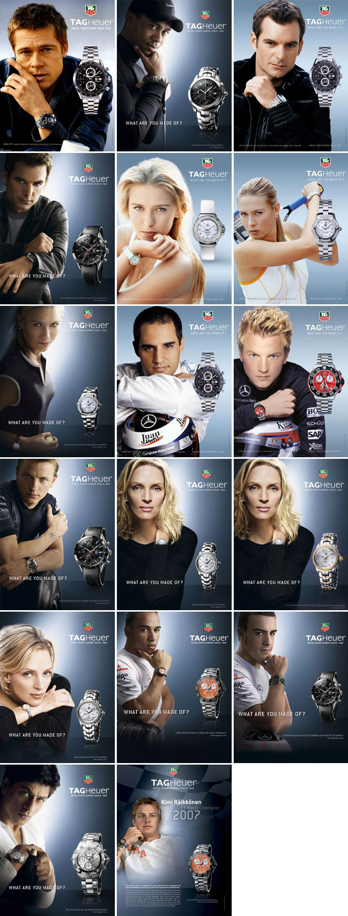 Tag Heuer Advertisements