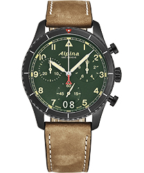 Alpina Smartimer Pilot Men's Watch Model: AL372GR4FBS26