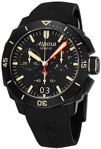 Alpina Seastrong Chronograph Men's Watch Model AL372LBBG4FBV6