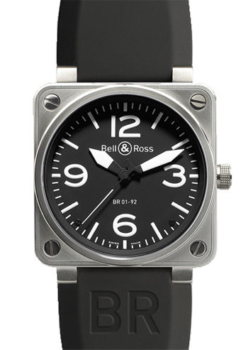 Bell & Ross Aviation Men's Watch Model BR01-92STEEL
