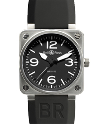 Bell & Ross Aviation Men's Watch Model: BR01-92STEEL