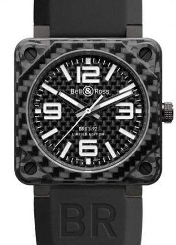 Bell & Ross BR01 Men's Watch Model BR01-94-BD-Carbonfibre