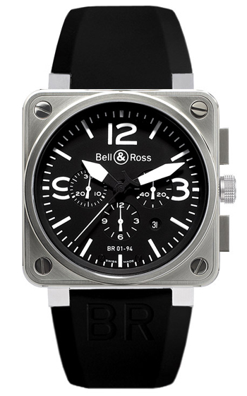 Bell & Ross Aviation Men's Watch Model BR01-94-STEEL