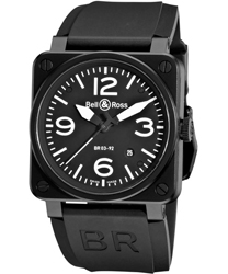 Bell & Ross Aviation Men's Watch Model BR03-92CARBON