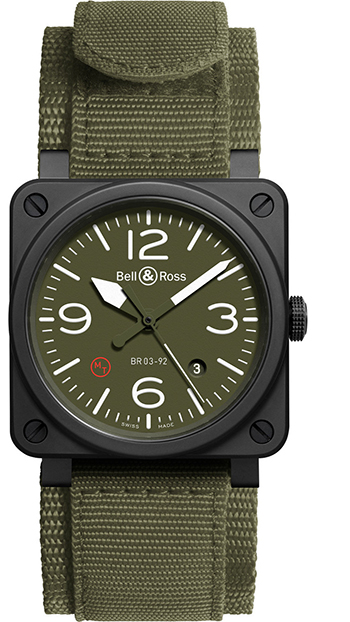 Bell & Ross Aviation Men's Watch Model BR03-92MILITARYTYPE Thumbnail 2