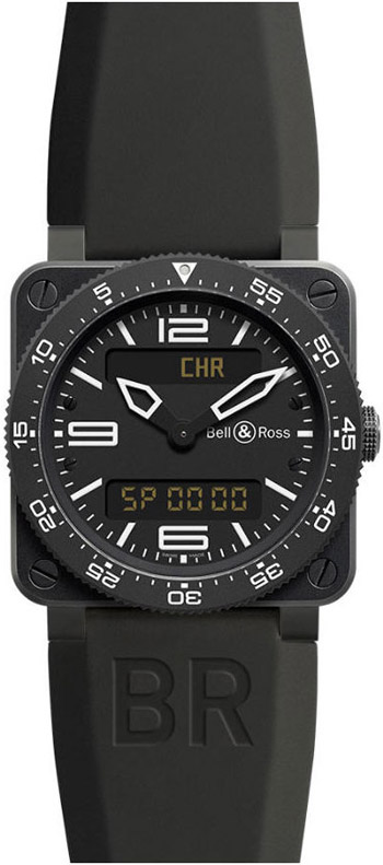 Bell & Ross Aviation Men's Watch Model BR03-TYPECARBON