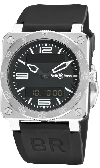 Bell & Ross Aviation Men's Watch Model BR03-TYPESTEEL