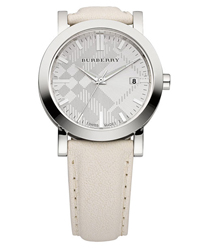 Burberry Tumbled Leather Round Dial Ladies Watch Model BU1750
