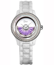 Christian Dior White VIII Ladies Watch Model CD123BE1C003
