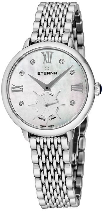 Eterna Small Seconds 34 mm Ladies Watch Model 2801.41.66.1743