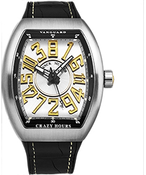 Franck Muller Vanguard Crazy Hours Men's Watch Model: 45CHACBRYELSIL