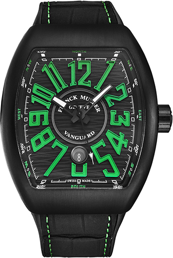 Franck Muller Vanguard Men's Watch Model 45SCBLKBLKGRN