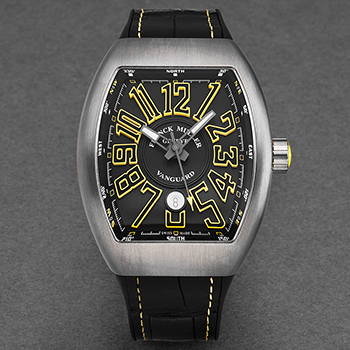 Franck Muller Vanguard Men's Watch Model 45SCSTLBLKYEL Thumbnail 2