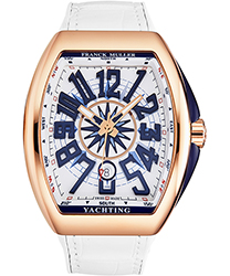 Franck Muller Vanguard YACHT Men's Watch Model: 45SCYACHTGLDWHT