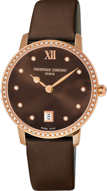 Frederique Constant Slimline Ladies Watch Model FC-220C4SD34