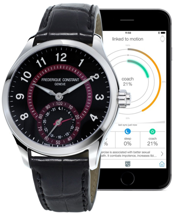Frederique Constant Horological Smartwatch Men's Watch Model FC-285BBR5B6 Thumbnail 2