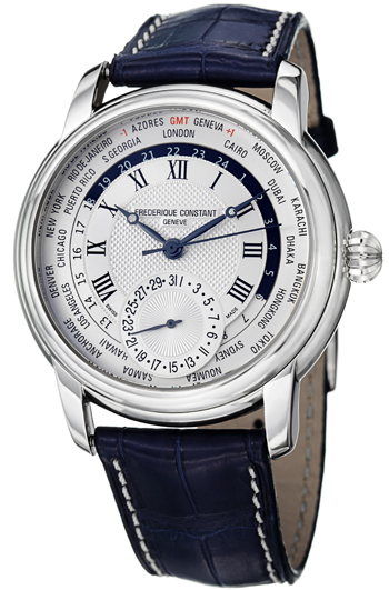 Frederique Constant Worldtimer Men's Watch Model FC-718MC4H6-BLUE