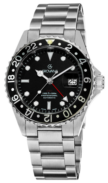 Grovana GMT Diver Men's Watch Model 1572.2137
