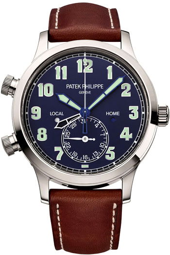 Patek Philippe Calatrava Pilot Travel Time Men's Watch Model 5524G-001
