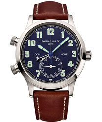 Patek Philippe Calatrava Pilot Travel Time Men's Watch Model: 5524G-001