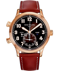 Patek Philippe Calatrava Pilot Travel Time Men's Watch Model: 5524R-001