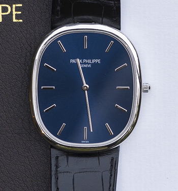 Patek Philippe Golden Ellipse Pre-Owned Mint Like New With New Extra PP Strap Men's Watch Model 5738P