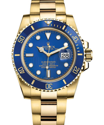 Rolex Submariner Men's Watch Model 116618LB-BLU