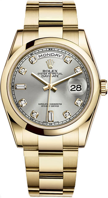 Rolex Day-Date Men's Watch Model 118208-SILDIA
