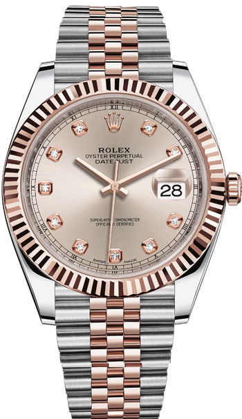 Rolex Datejust Men's Watch Model 126331-SILVDIA