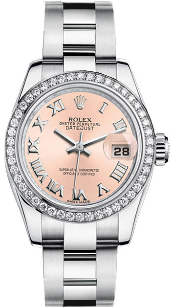 Rolex Datejust Ladies Watch Model 179384-PINKRO