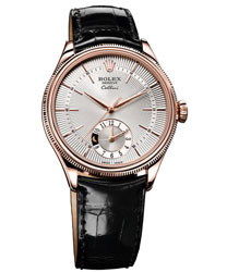 Rolex Cellini Dual Time Men's Watch Model 50525-SIL-BS