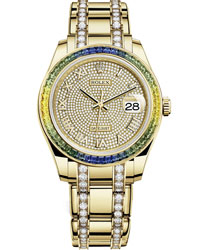 Rolex Pearlmaster Ladies Watch Model: 86348SABLVDIAPAVE