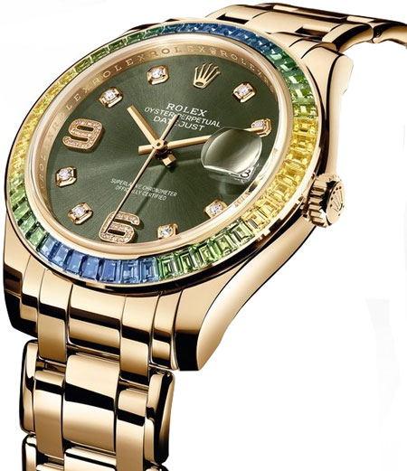 Rolex Pearlmaster Ladies Watch Model 86348SABLV Thumbnail 3
