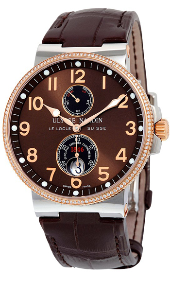 Ulysse Nardin Marine Chronometer Men's Watch Model 265-66-BROWN