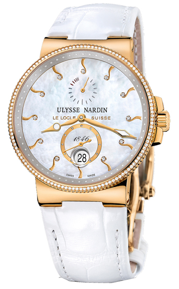 Ulysse Nardin Marine Chronometer Ladies Watch Model 266-66B-991