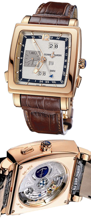 Ulysse Nardin Quadrato Men's Watch Model 326-90.61