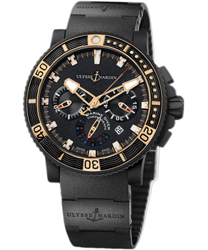 Ulysse Nardin Black Sea Men's Watch Model 353-90.3C