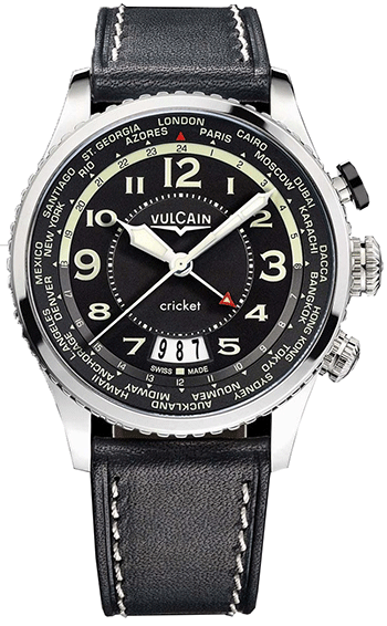 Vulcain Aviator Men's Watch Model 110163A07.BFC102