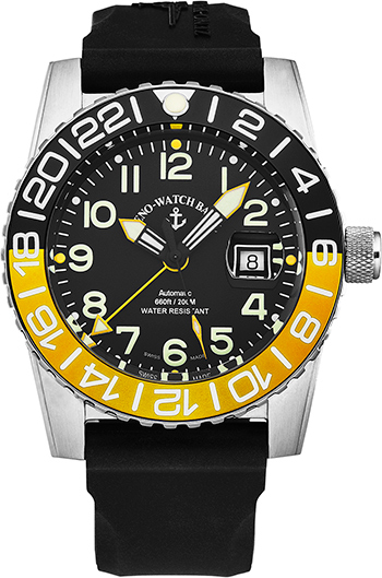 Zeno Airplane Diver Men's Watch Model 6349GMT-12-A1-9