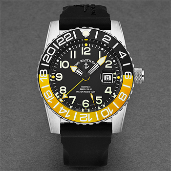 Zeno Airplane Diver Men's Watch Model 6349GMT-12-A1-9 Thumbnail 2