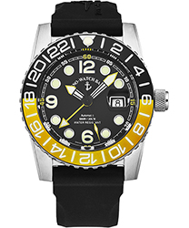 Zeno Airplane Diver Men's Watch Model 6349GMT-3-A1-9