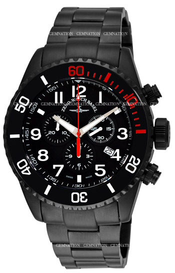 Zeno Divers Men's Watch Model 6492BK-A1M