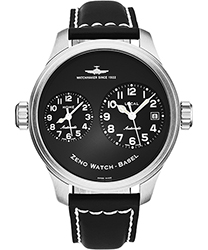 Zeno OS Pilot Dual Time  Men's Watch Model: 8671-A1