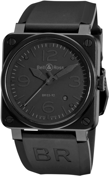 Bell & Ross Aviation Men's Watch Model BR03-92PHANTOM