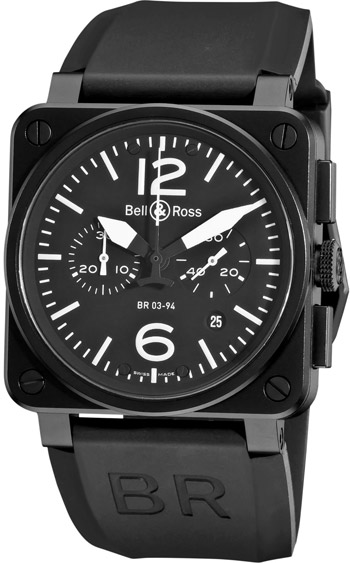 Bell & Ross Aviation Men's Watch Model BR03-94CARBON