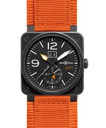 Bell & Ross Aviation Men's Watch Model BR0351-GMT-CA