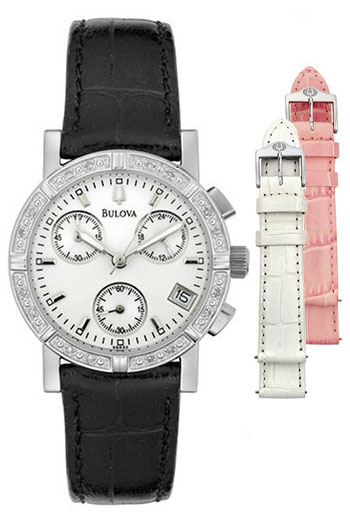 Bulova Diamond Ladies Watch Model 96R32