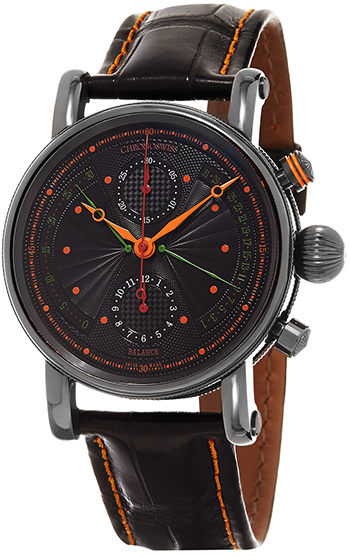 Chronoswiss Retrograde Men's Watch Model CH-7545B-BK2
