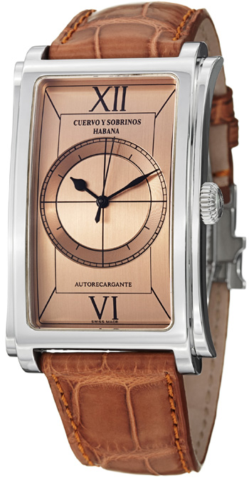 Cuervo Y Sobrinos Prominente Men's Watch Model 1011.1RS-LBR