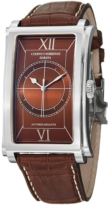 Cuervo Y Sobrinos Prominente Men's Watch Model 1011.1TS-LBR